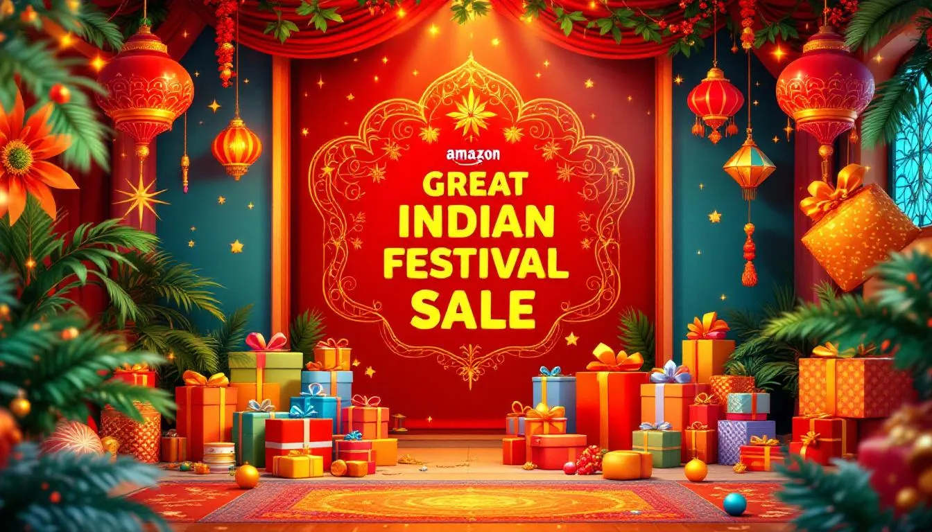 Highlights of the Amazon Great Indian Festival Sale 2025 with early access benefits.