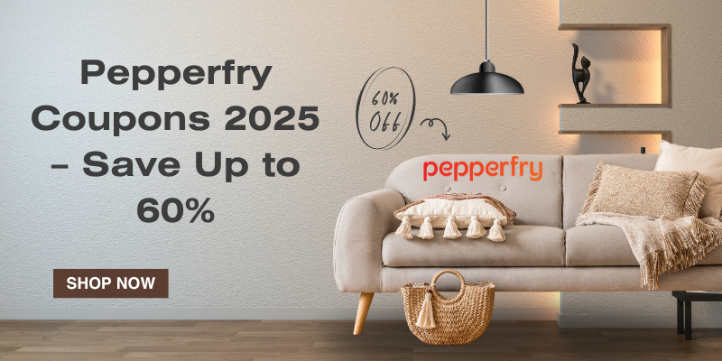Pepperfry coupon codes June 2025 – Save on sofas, beds, home decor with Reward Eagle offers